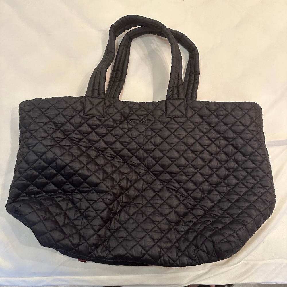 MZ WALLACE METRO TOTE - 22"x14"x10" --- BLACK - PERFECT CONDITION